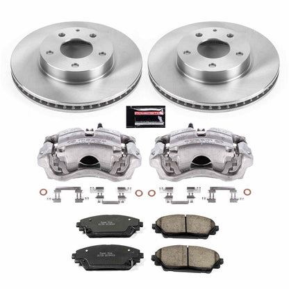 PowerStop Power Stop 14-16 Mazda 3 Front Autospecialty Brake Kit w/Calipers KCOE6974