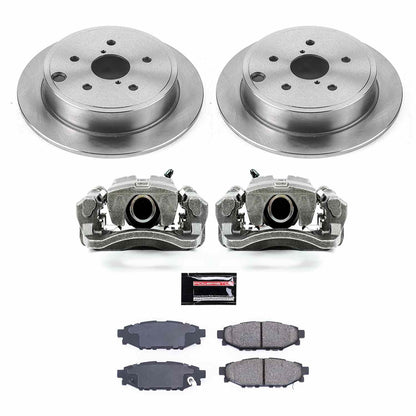 PowerStop Power Stop 15-19 Subaru WRX Rear Autospecialty Brake Kit w/Calipers KCOE6977