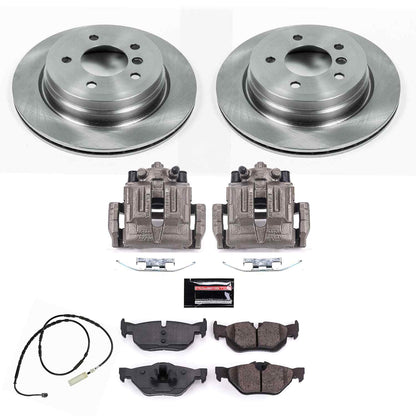 PowerStop Power Stop 13-15 BMW X1 Rear Autospecialty Brake Kit w/Calipers KCOE7008