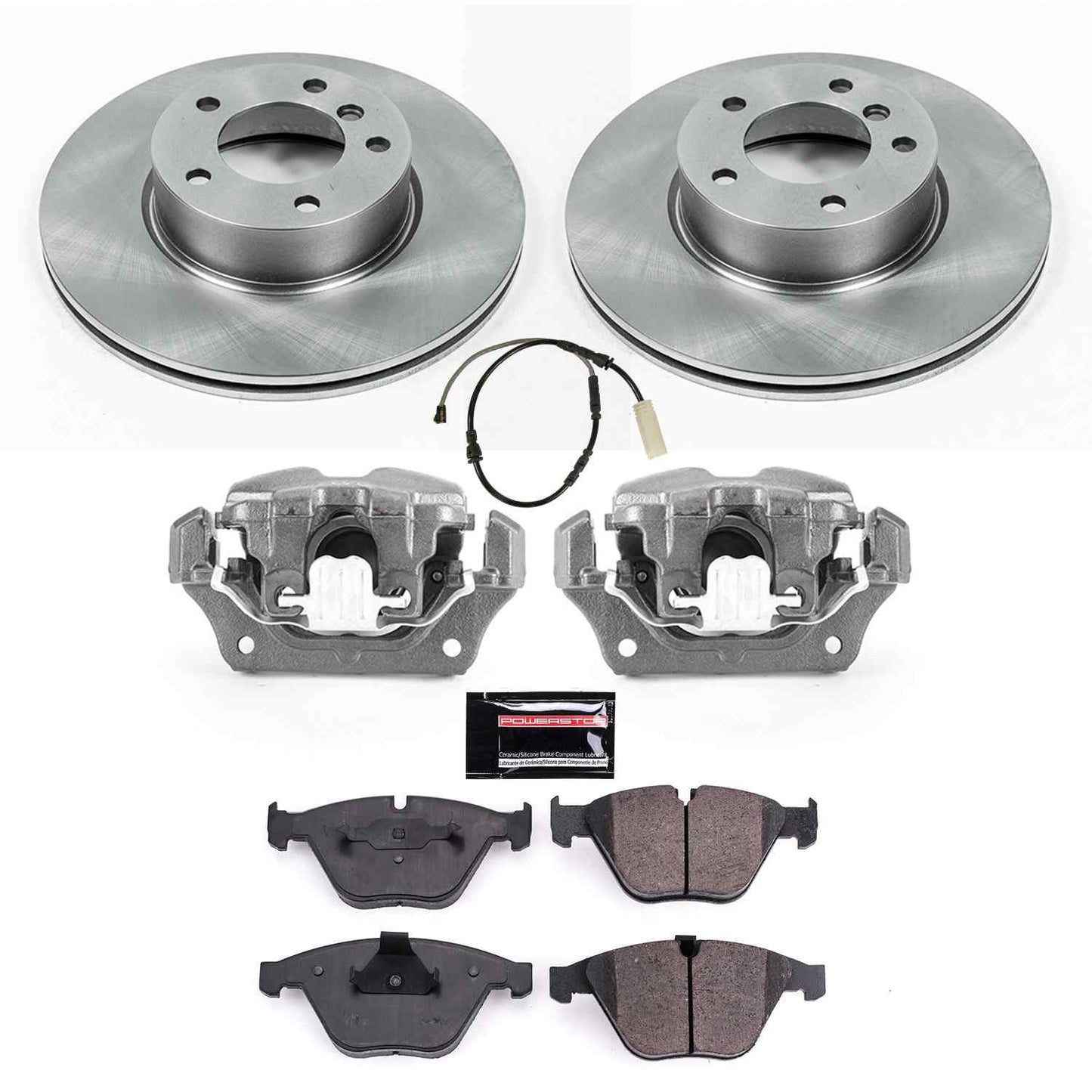 PowerStop Power Stop 13-15 BMW X1 Front Autospecialty Brake Kit w/Calipers KCOE7026