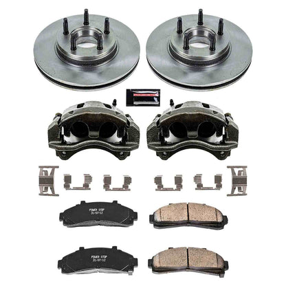 PowerStop Power Stop 95-97 Ford Ranger Front Autospecialty Brake Kit w/Calipers KCOE7070