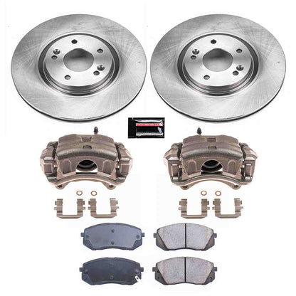 PowerStop Power Stop 2015 Hyundai Sonata Front Autospecialty Brake Kit w/Calipers KCOE7083