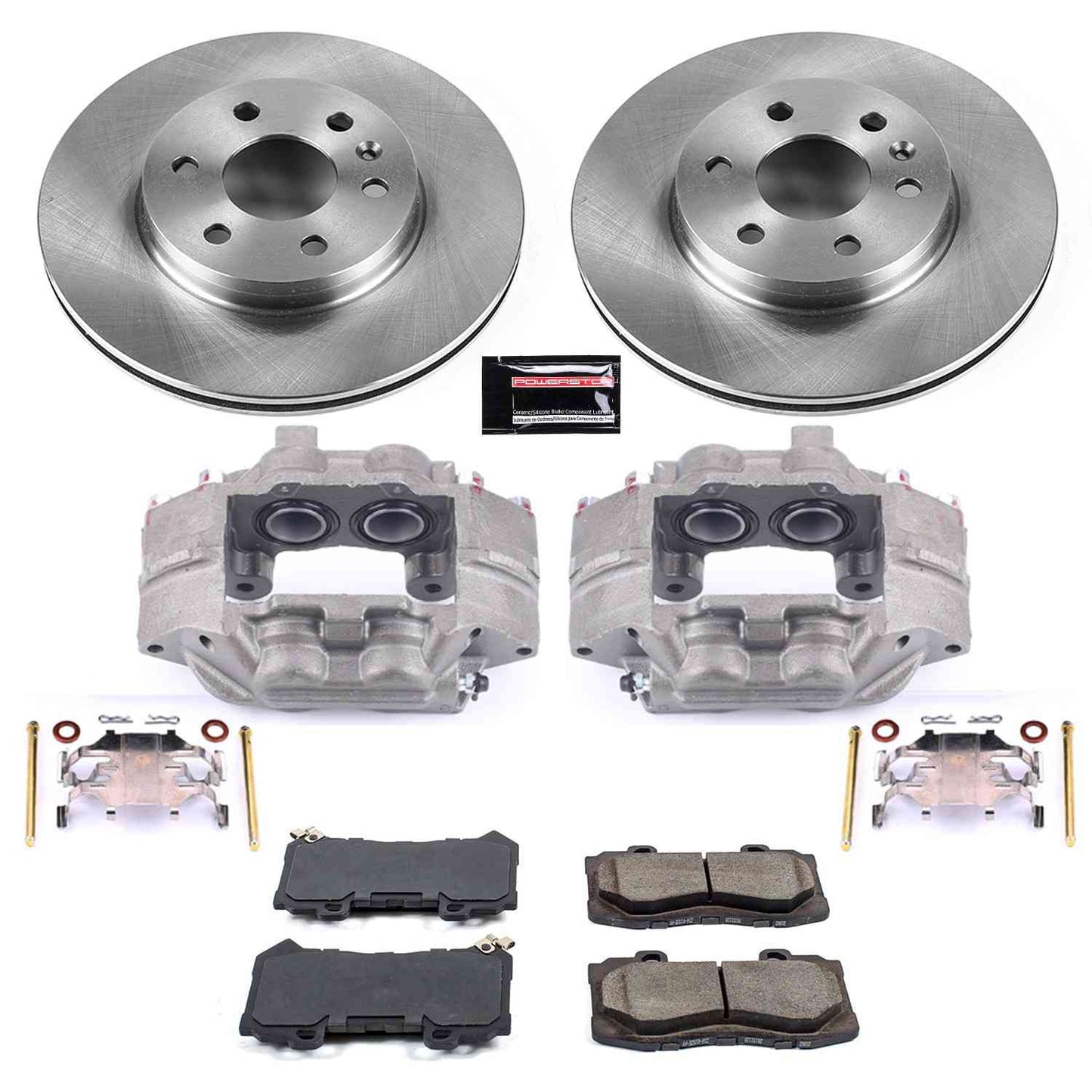 PowerStop Power Stop 15-18 Chevrolet Colorado Front Autospecialty Brake Kit w/Calipers KCOE7126