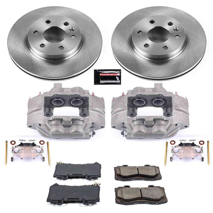 PowerStop Power Stop 15-18 Chevrolet Colorado Front Autospecialty Brake Kit w/Calipers KCOE7126