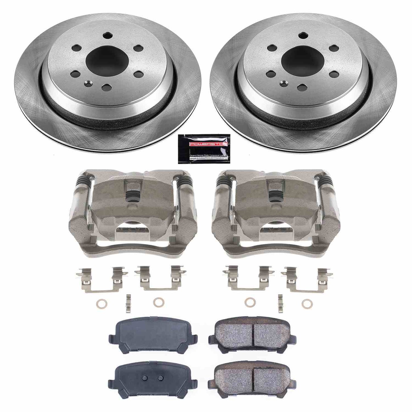 PowerStop Power Stop 19-15 Chevrolet Colorado Rear Autospecialty Brake Kit w/Calipers KCOE7127