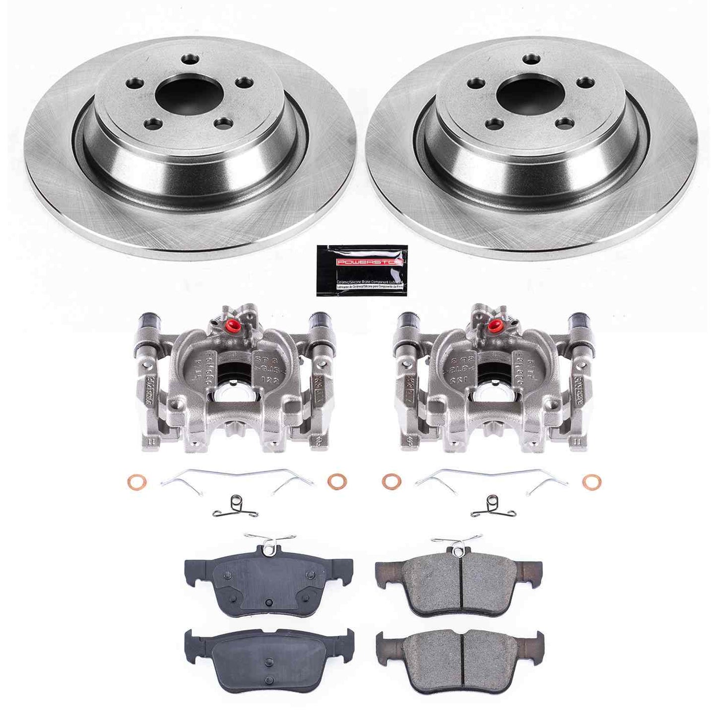PowerStop Power Stop 15-19 Ford Edge Rear Autospecialty Brake Kit w/Calipers KCOE7144A