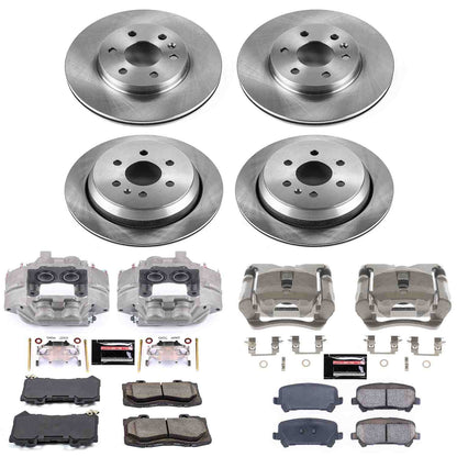 PowerStop Power Stop 15-19 Chevrolet Colorado Autospecialty Kit w/ Calipers - Front and Rear KCOE7228