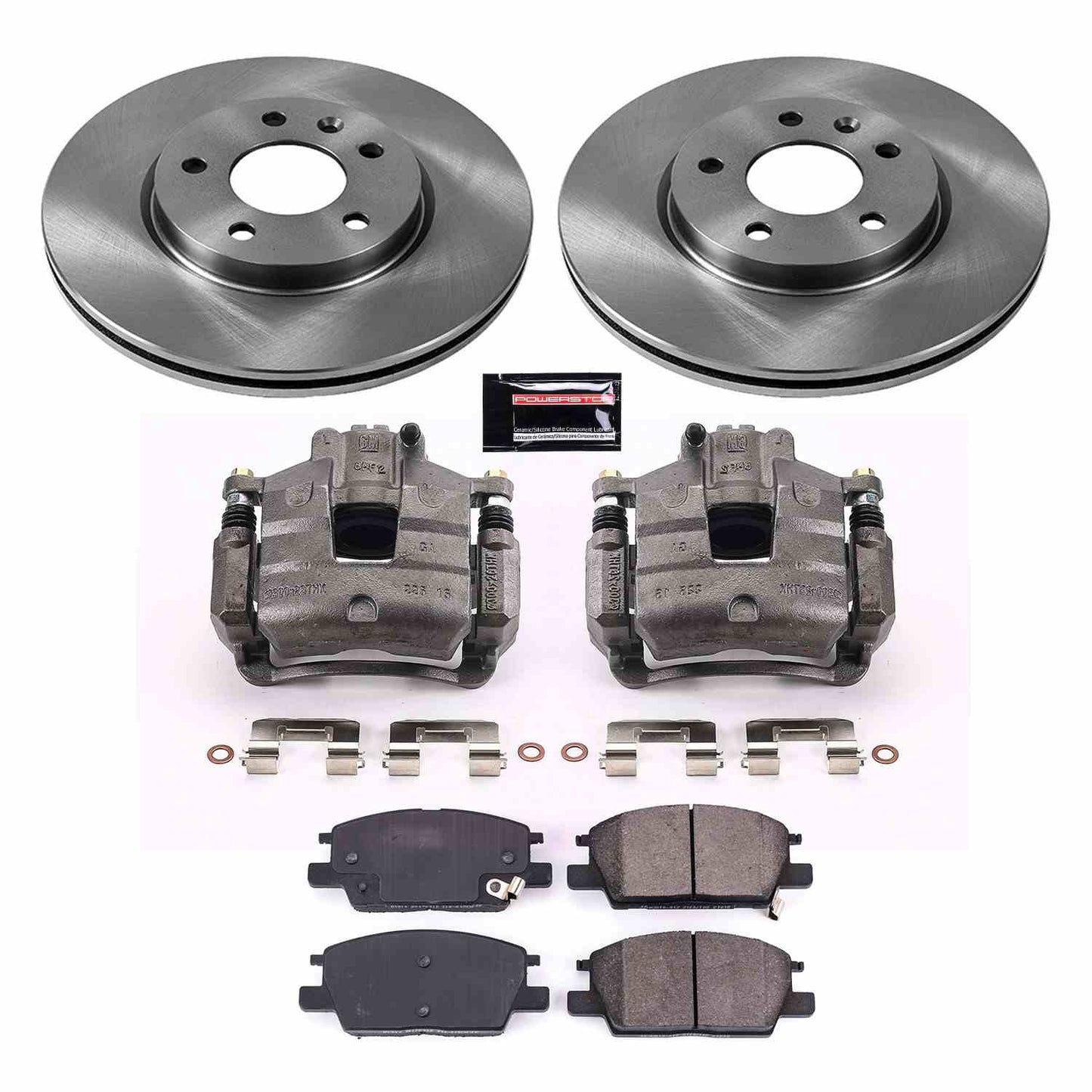 PowerStop Power Stop 18-19 Buick LaCrosse Front Autospecialty Brake Kit w/Calipers KCOE7400