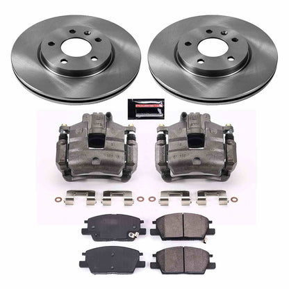 PowerStop Power Stop 18-19 Buick LaCrosse Front Autospecialty Brake Kit w/Calipers KCOE7400