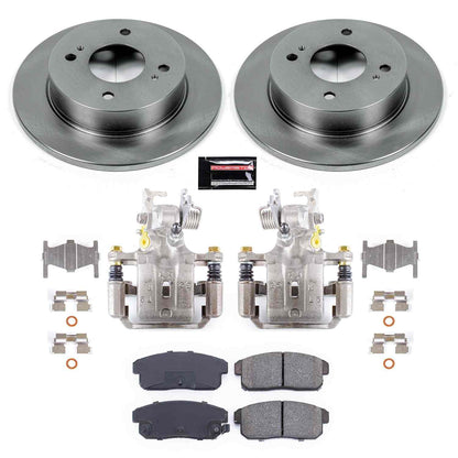PowerStop Power Stop 02-06 Nissan Sentra Rear Autospecialty Brake Kit w/Calipers KCOE741A