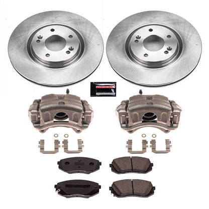 PowerStop Power Stop 16-19 Hyundai Sonata Front Autospecialty Brake Kit w/Calipers KCOE7509