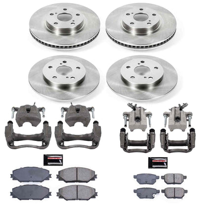 PowerStop Power Stop 2016 Scion iM Autospecialty Kit w/ Calipers - Front and Rear KCOE7631