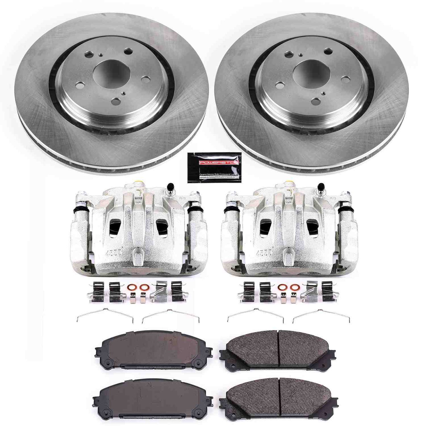 PowerStop Power Stop 16-18 Lexus RX350 Front Autospecialty Brake Kit w/Calipers KCOE7688