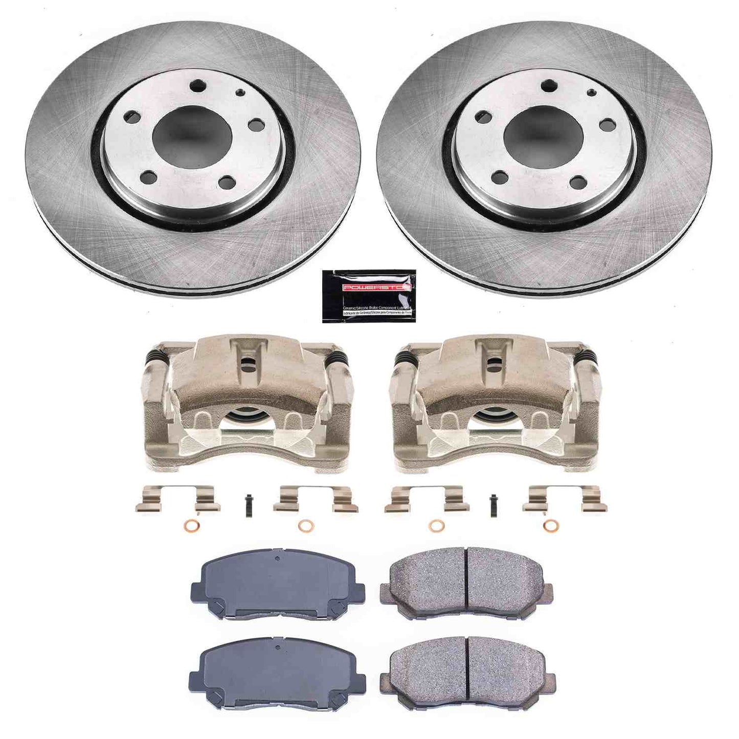 PowerStop Power Stop 16-18 Mazda CX-5 Front Autospecialty Brake Kit w/Calipers KCOE7689