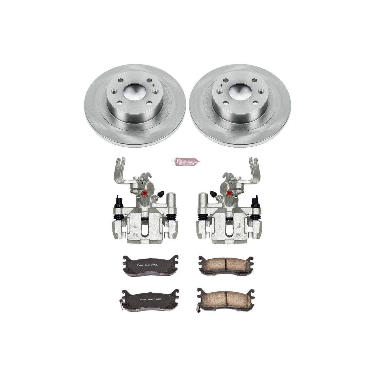 PowerStop Power Stop 97-03 Ford Escort Rear Autospecialty Brake Kit w/Calipers KCOE772