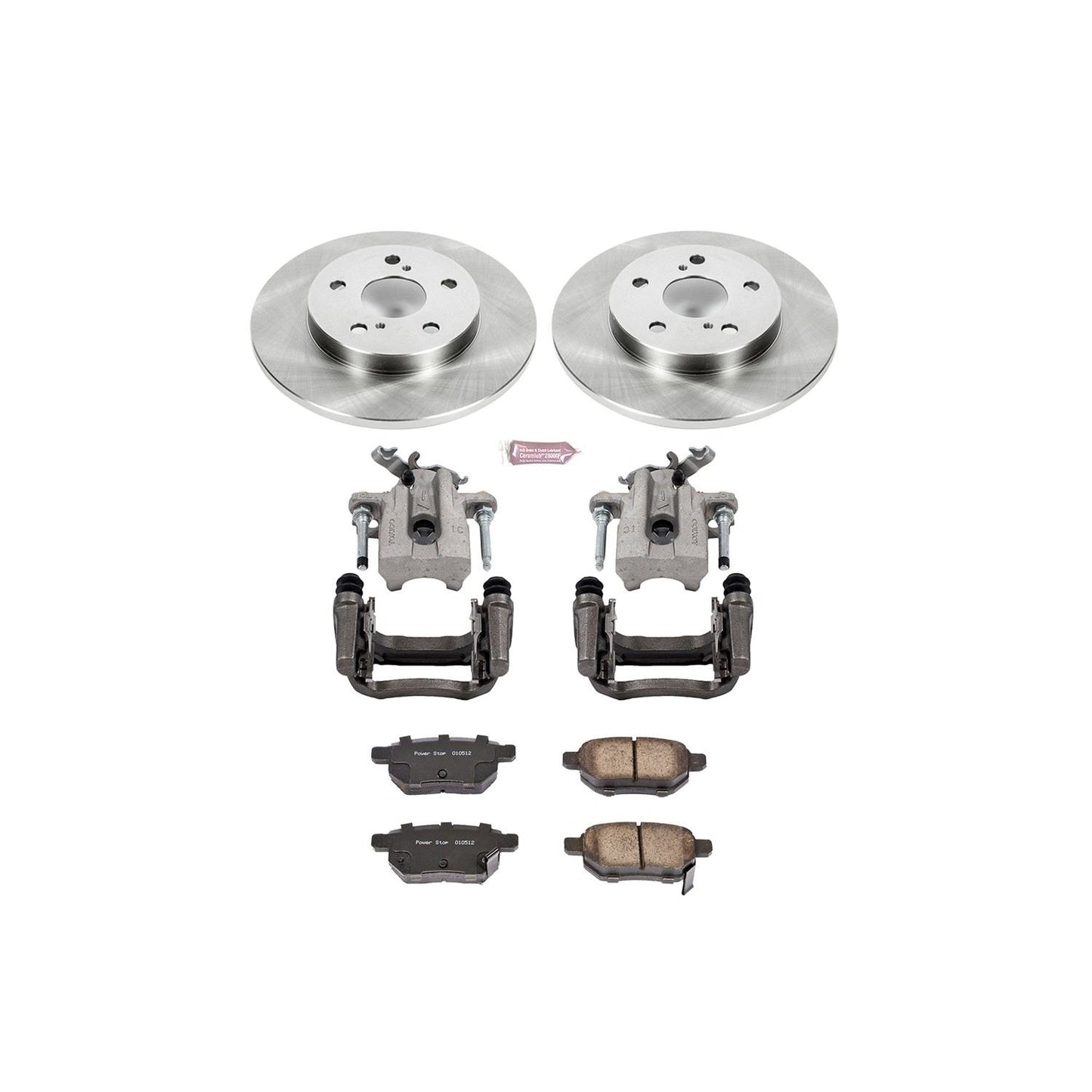 PowerStop Power Stop 2016 Scion iM Rear Autospecialty Brake Kit w/Calipers KCOE7753