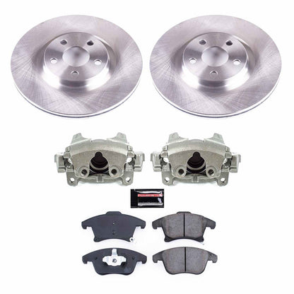 PowerStop Power Stop 17-19 Lincoln MKZ Front Autospecialty Brake Kit w/Calipers KCOE7885
