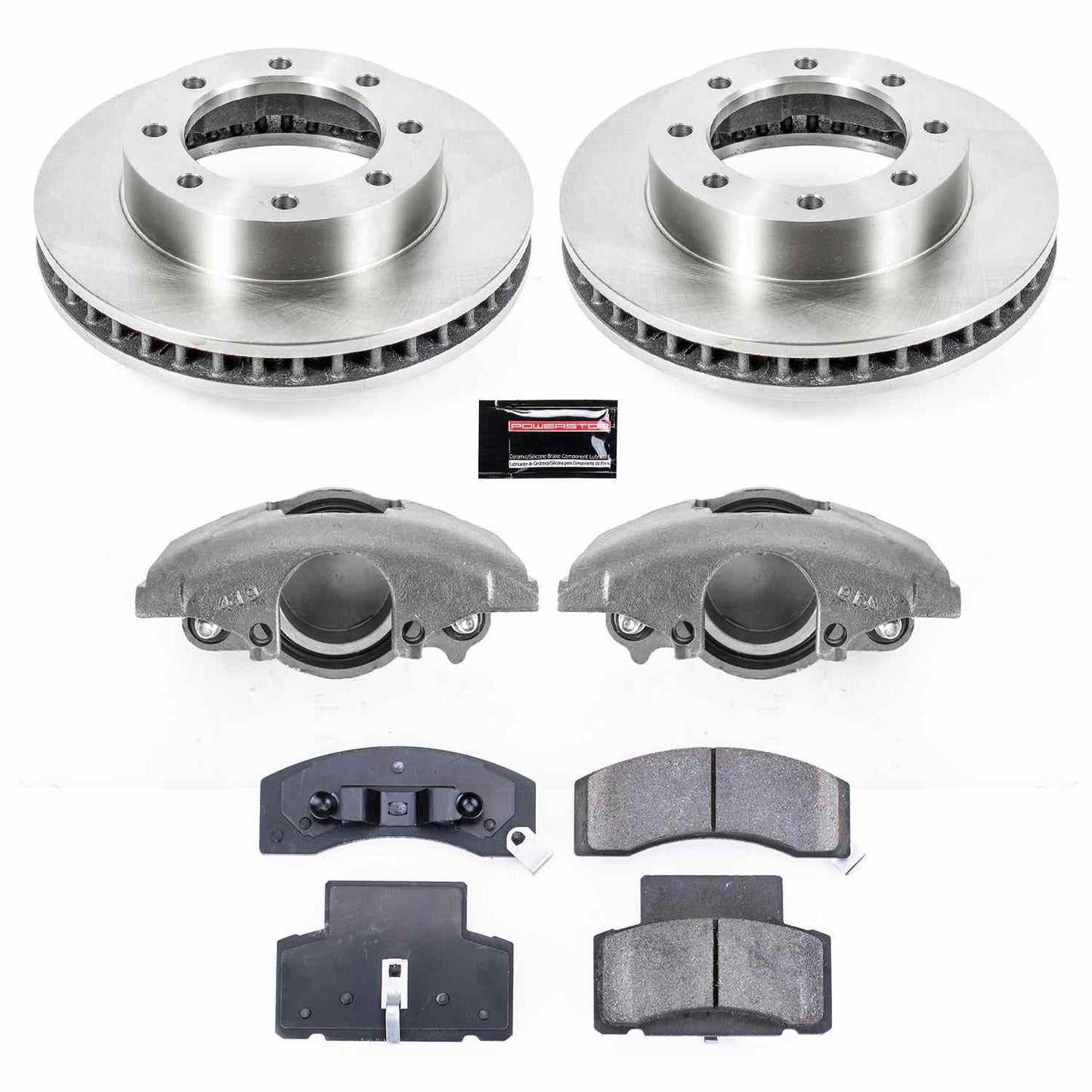 PowerStop Power Stop 92-00 Chevrolet K3500 Front Autospecialty Brake Kit w/Calipers KCOE7946