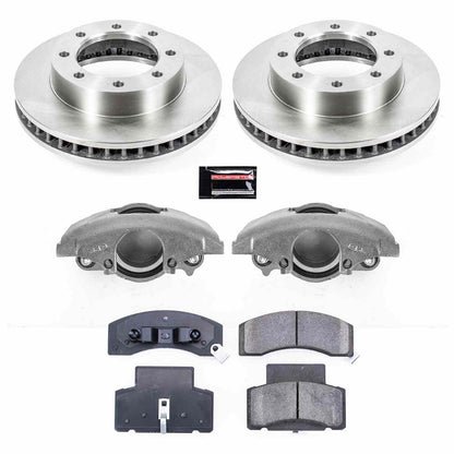 PowerStop Power Stop 92-00 Chevrolet K3500 Front Autospecialty Brake Kit w/Calipers KCOE7946