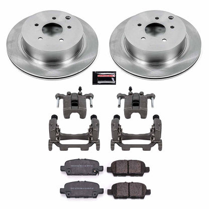 PowerStop Power Stop 18-19 Infiniti Q50 Rear Autospecialty Brake Kit w/Calipers KCOE8021