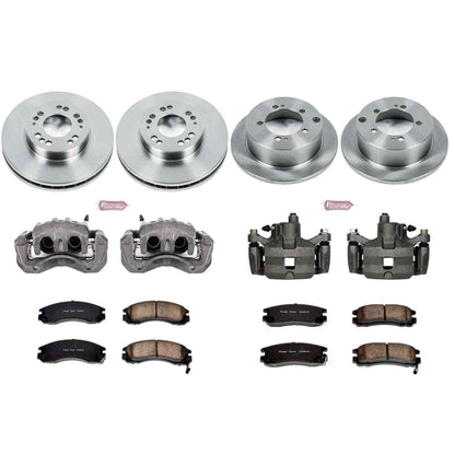 PowerStop Power Stop 95-97 Eagle Talon Autospecialty Kit w/ Calipers - Front and Rear KCOE802
