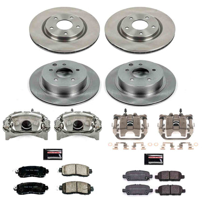 PowerStop Power Stop 14-17 Nissan Leaf Autospecialty Kit w/ Calipers - Front and Rear KCOE8288