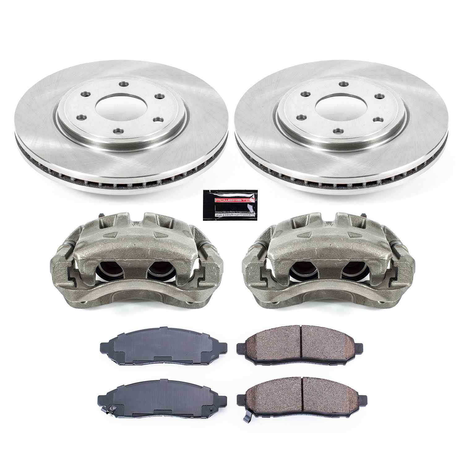 Power Stop 2019 Nissan Frontier Front Autospecialty Brake Kit w/Calipers KCOE8324