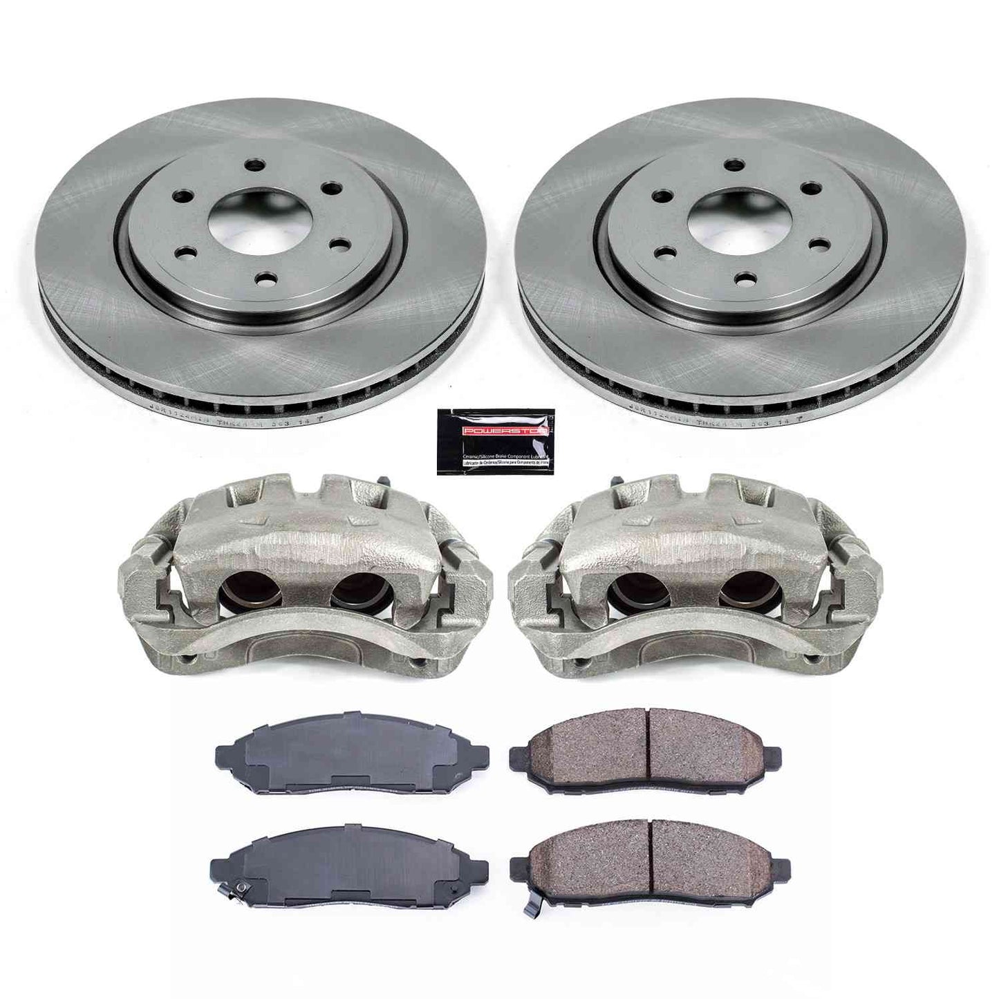 Power Stop 2019 Nissan Frontier Front Autospecialty Brake Kit w/Calipers KCOE8325