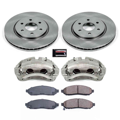 Power Stop 2019 Nissan Frontier Front Autospecialty Brake Kit w/Calipers KCOE8325
