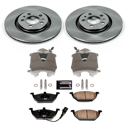 PowerStop Power Stop 99-06 Volkswagen Beetle Front Autospecialty Brake Kit w/Calipers KCOE839