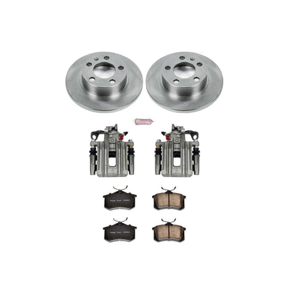 PowerStop Power Stop 00-10 Volkswagen Beetle Rear Autospecialty Brake Kit w/Calipers KCOE847B