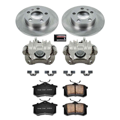PowerStop Power Stop 98-10 Volkswagen Beetle Rear Autospecialty Brake Kit w/Calipers KCOE847