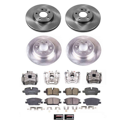 PowerStop Power Stop 2020 Chevrolet Malibu Front and Rear Autospecialty Kit w/Cals KCOE8685