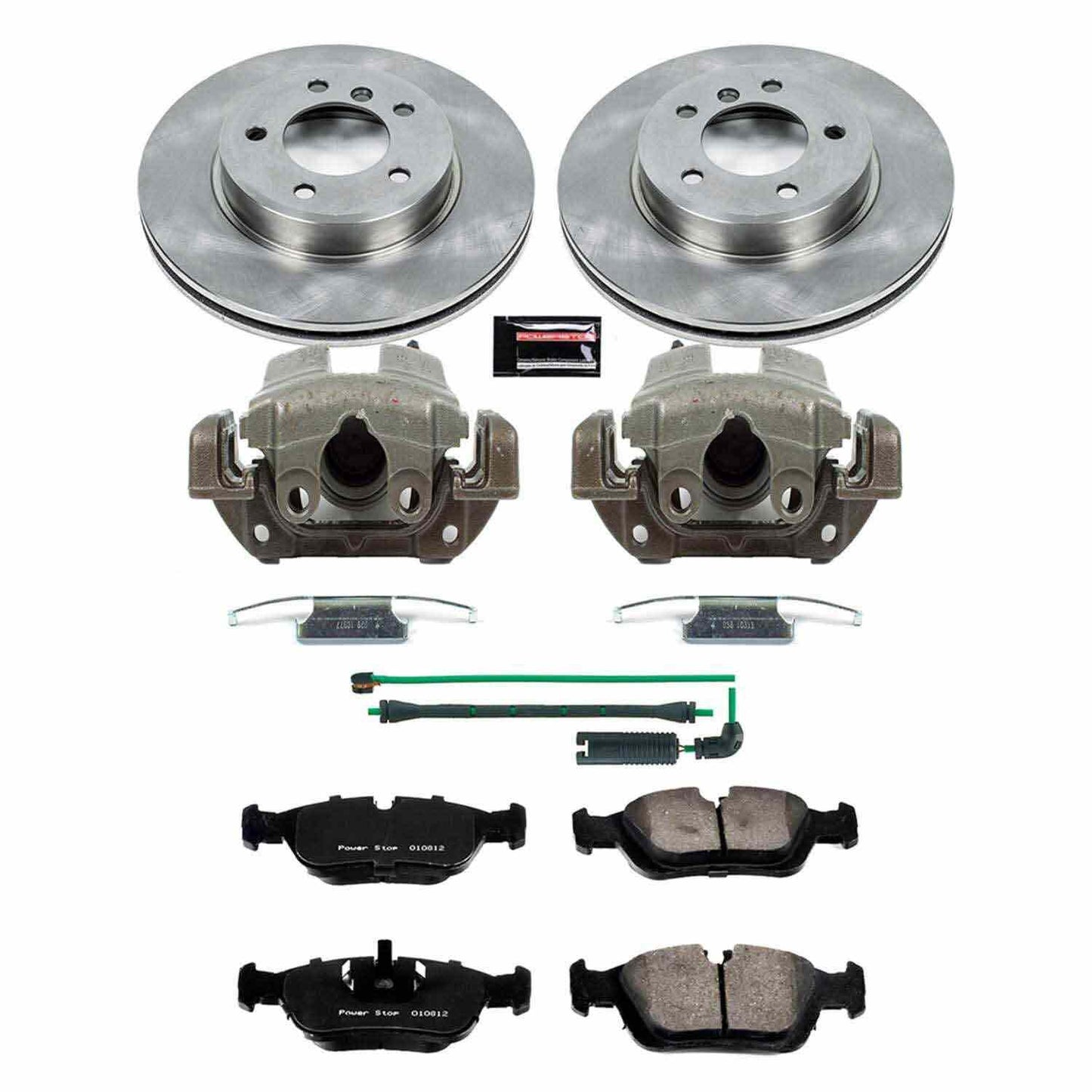 PowerStop Power Stop 01-05 BMW 325xi Front Autospecialty Brake Kit w/Calipers KCOE868