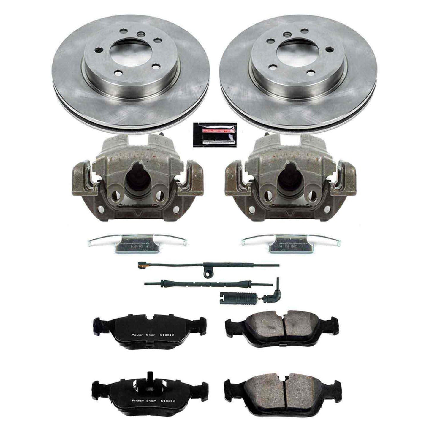 PowerStop Power Stop 2000 BMW 323i Front Autospecialty Brake Kit w/Calipers KCOE869