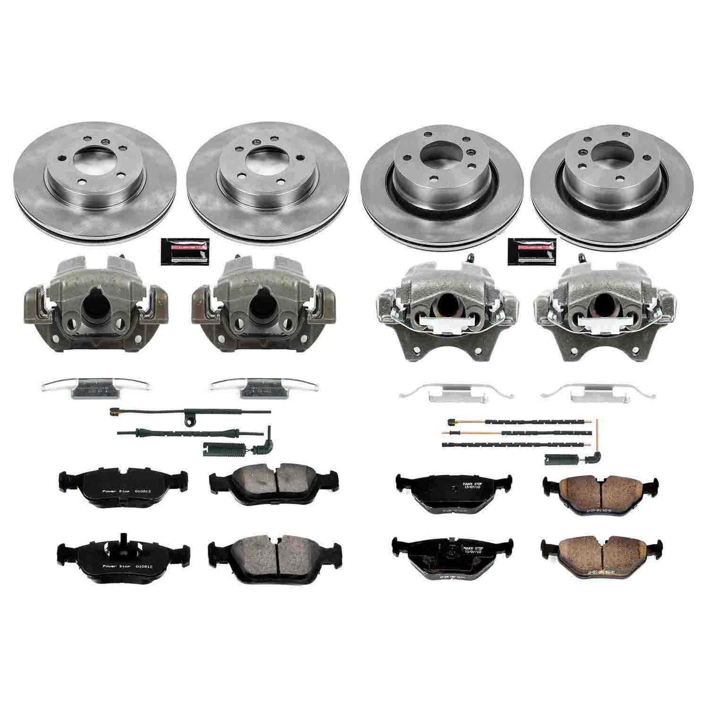 PowerStop Power Stop 03-08 BMW Z4 Autospecialty Kit w/ Calipers - Front and Rear KCOE873