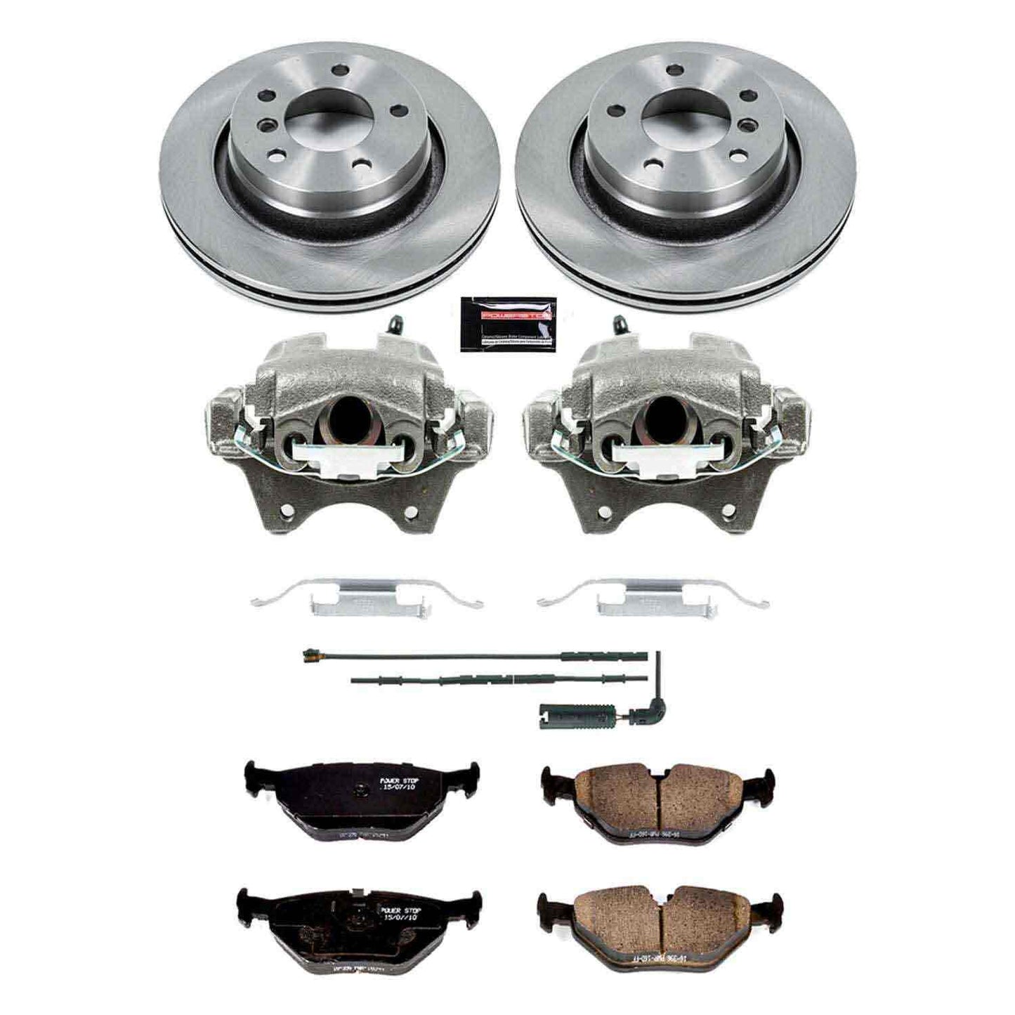PowerStop Power Stop 2000 BMW 323i Rear Autospecialty Brake Kit w/Calipers KCOE877
