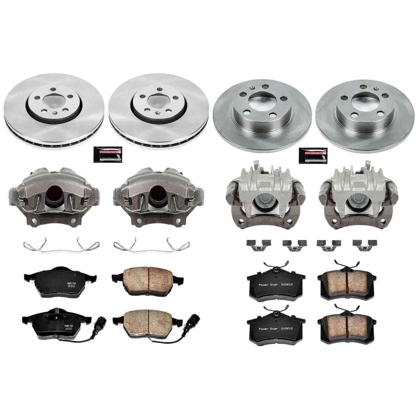 PowerStop Power Stop 99-10 Volkswagen Beetle Autospecialty Kit w/ Calipers - Front and Rear KCOE899