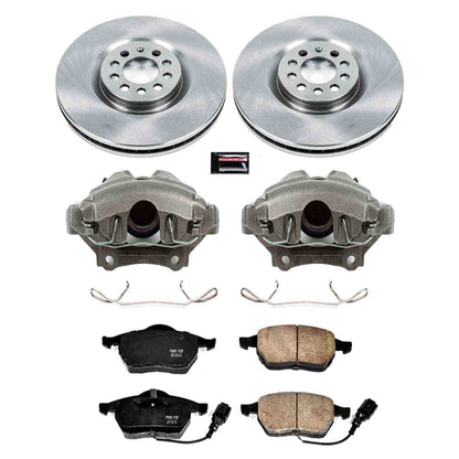 PowerStop Power Stop 99-06 Audi TT Front Autospecialty Brake Kit w/Calipers KCOE914