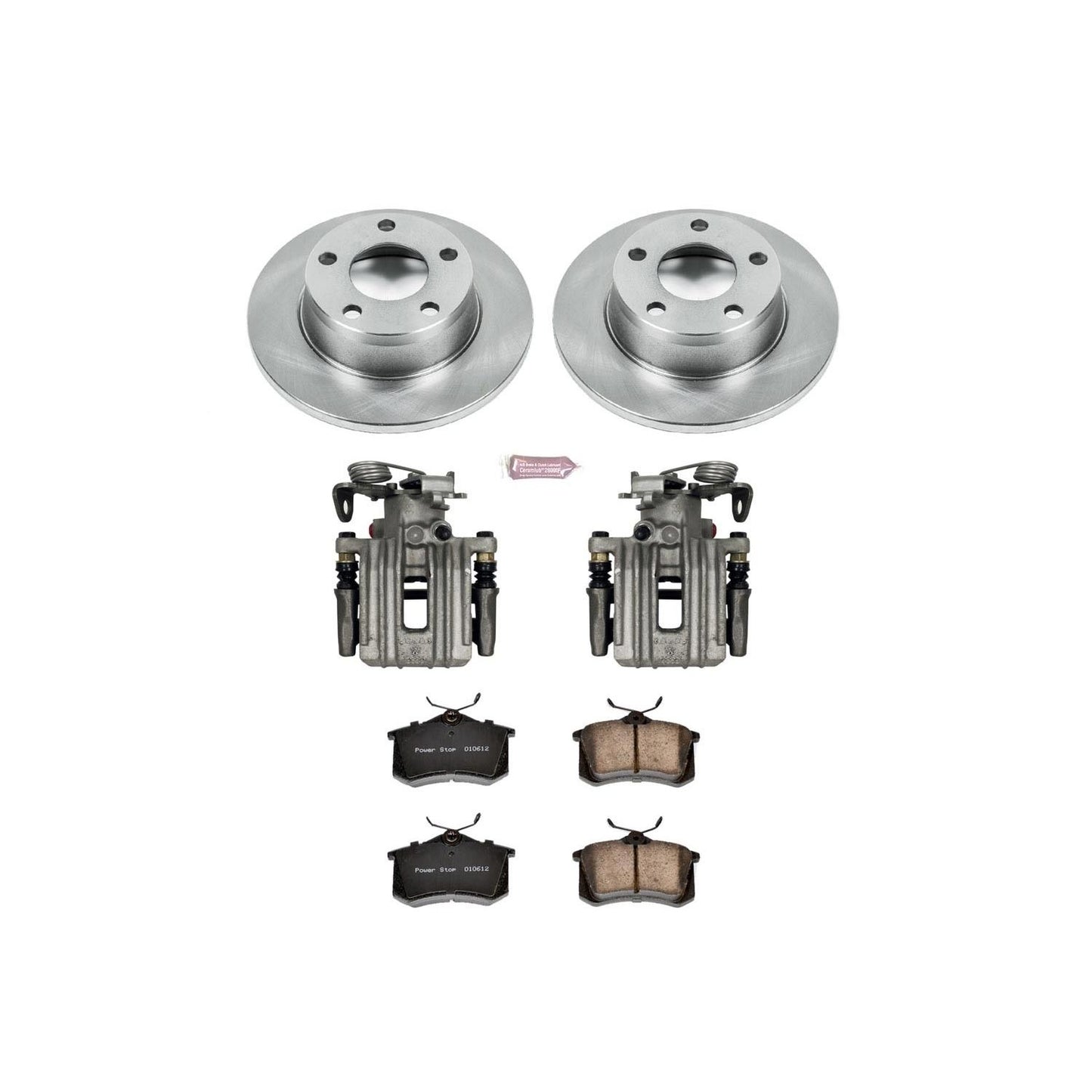 PowerStop Power Stop 01-05 Audi Allroad Quattro Rear Autospecialty Brake Kit w/Calipers KCOE940