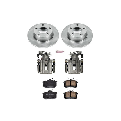 PowerStop Power Stop 98-04 Audi A6 Quattro Rear Autospecialty Brake Kit w/Calipers KCOE941