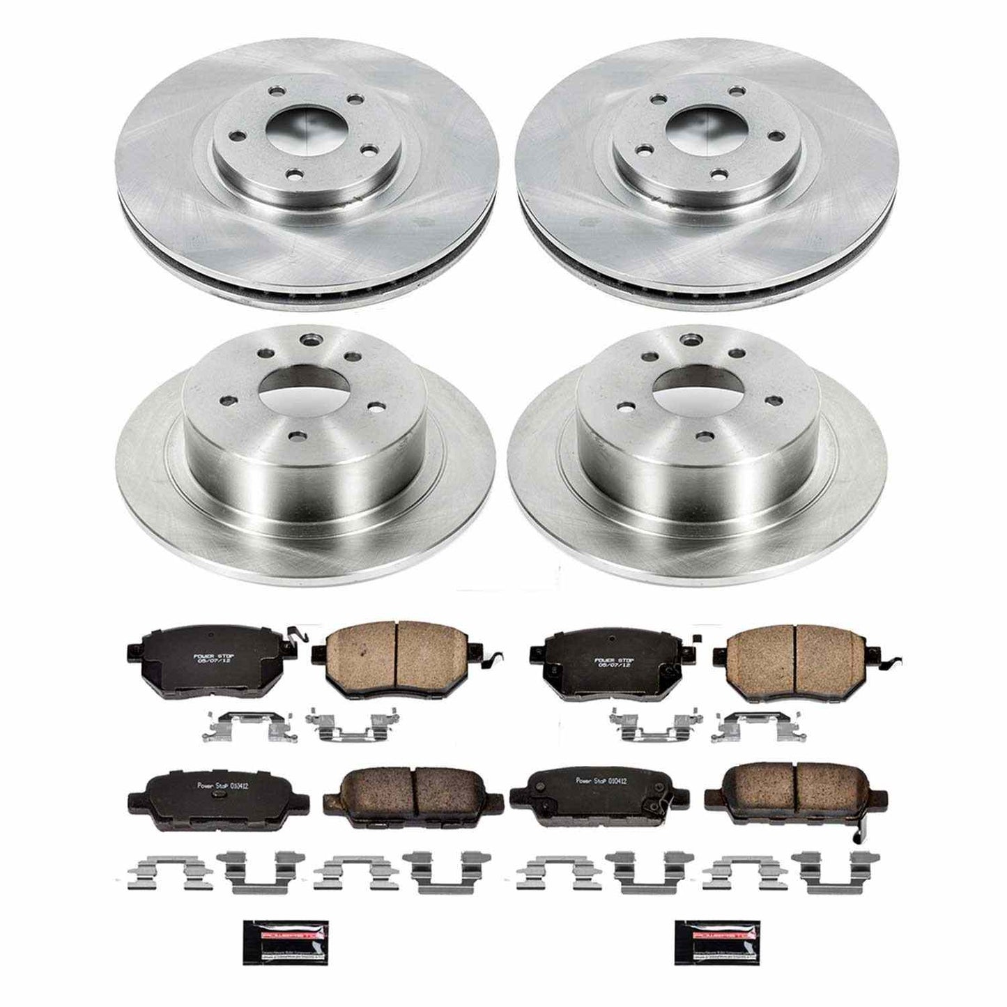 PowerStop Power Stop 05-06 Nissan Altima Front & Rear Autospecialty Brake Kit KOE092