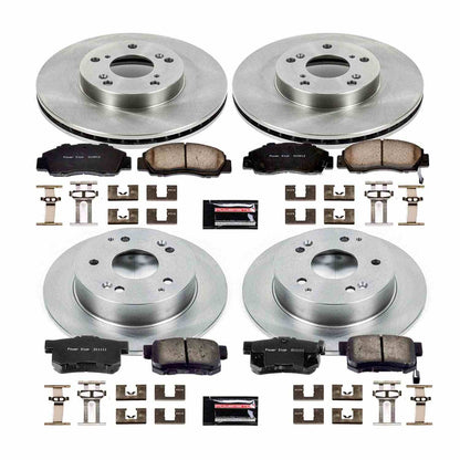 PowerStop Power Stop 98-02 Honda Accord Front & Rear Autospecialty Brake Kit KOE1042