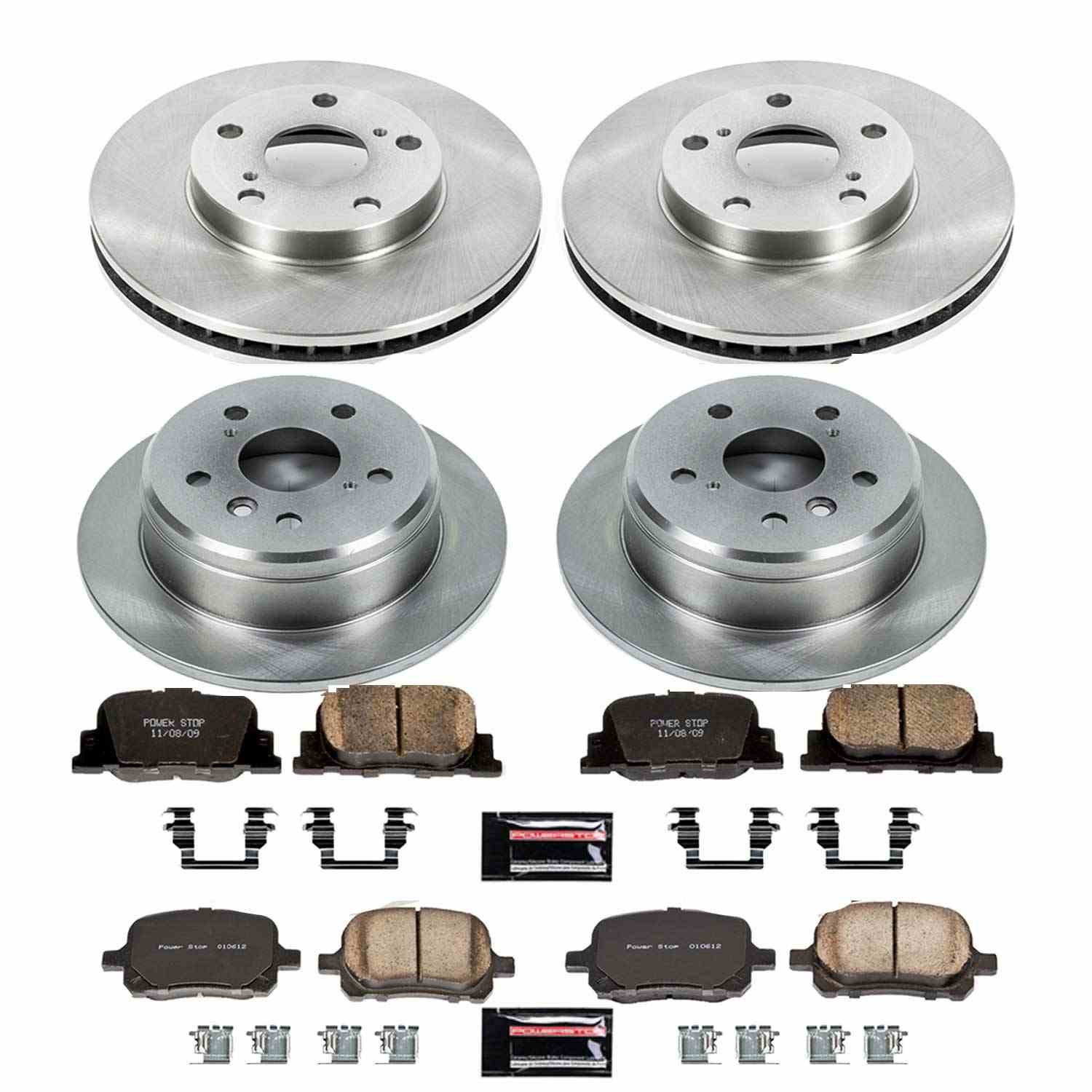 PowerStop Power Stop 00-01 Lexus ES300 Front & Rear Autospecialty Brake Kit KOE1061