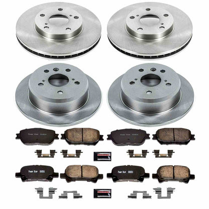 PowerStop Power Stop 02-06 Toyota Camry Front & Rear Autospecialty Brake Kit KOE1065