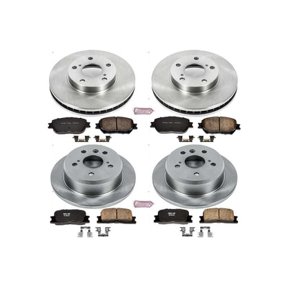 PowerStop Power Stop 02-06 Toyota Camry Front & Rear Autospecialty Brake Kit KOE1066
