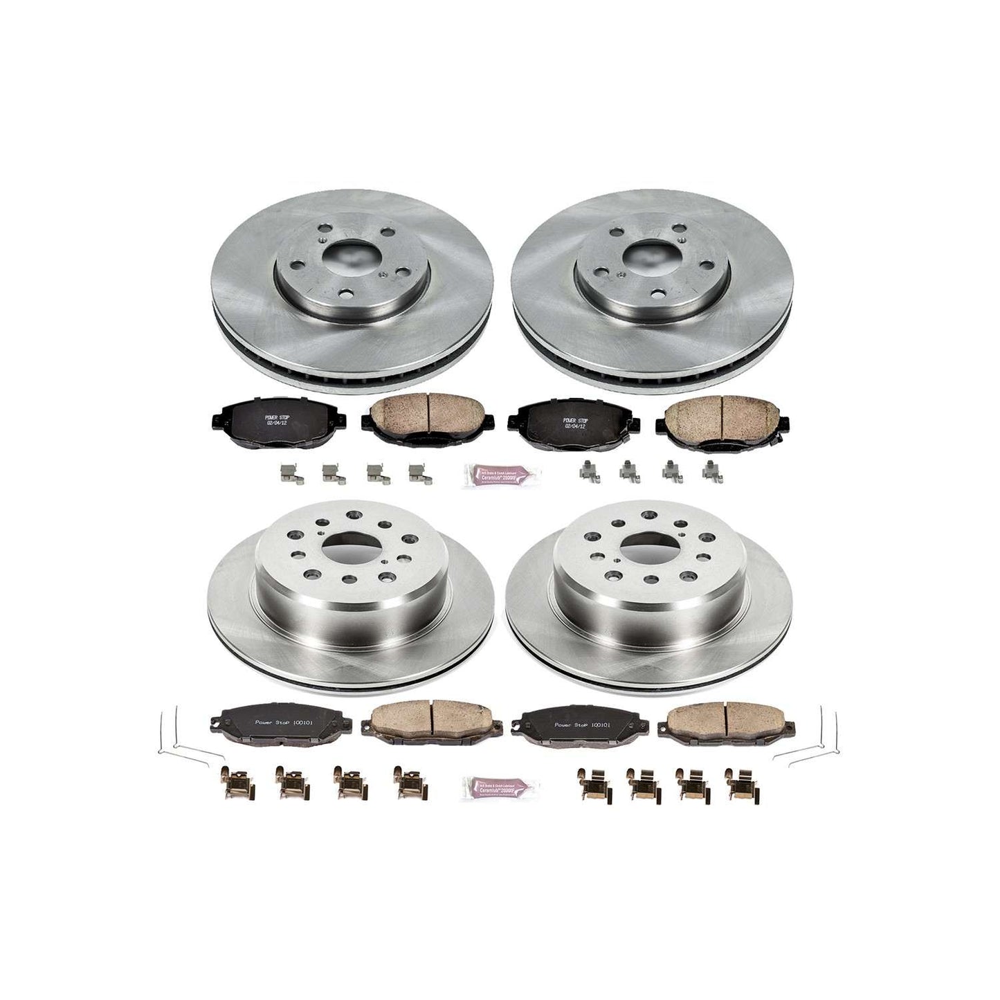 PowerStop Power Stop 99-00 Lexus SC300 Front & Rear Autospecialty Brake Kit KOE1074