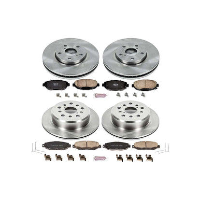 PowerStop Power Stop 99-00 Lexus SC300 Front & Rear Autospecialty Brake Kit KOE1074