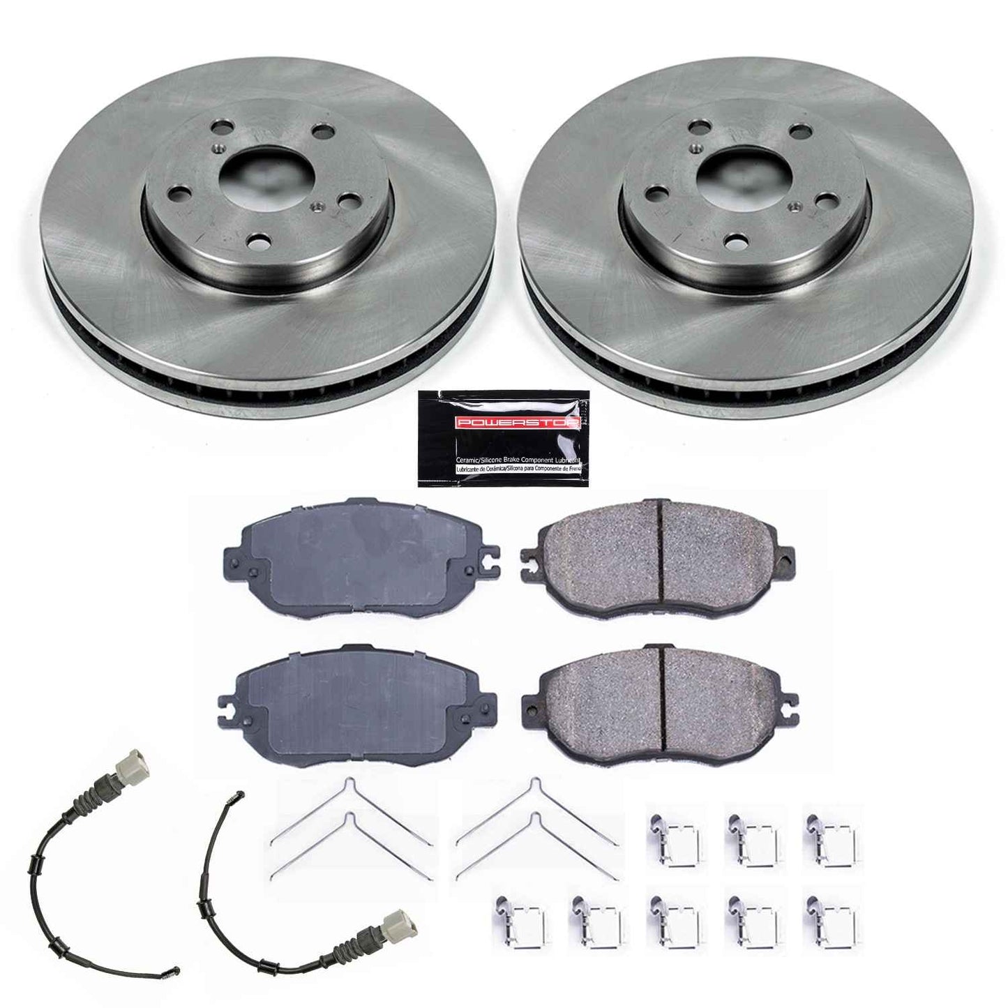 PowerStop Power Stop 93-94 Lexus LS400 Front Autospecialty Brake Kit KOE1075