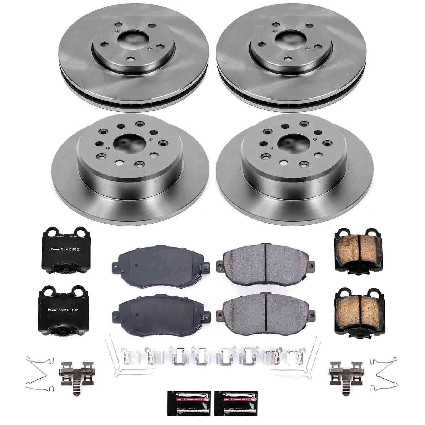 PowerStop Power Stop 98-05 Lexus GS300 Front & Rear Autospecialty Brake Kit KOE1079